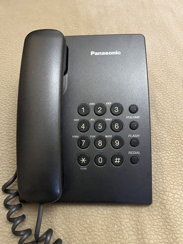 Stasionar telefon Panasonic, Simli, Yeni, Ünvandan götürmə lalafo.az -da Stasionar telefon Panasonic, Simli, Yeni, Ünvandan götürmə