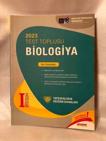 Biologiya 11-ci sinif, 2023 il, Pulsuz çatdırılma lalafo.az -da Biologiya 11-ci sinif, 2023 il, Pulsuz çatdırılma