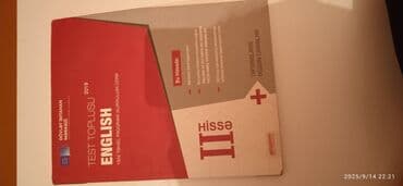 Məhsul: “Test Toplusu – English (Yeni Təhsil Proqramı üzrə), Hissə II” lalafo.az -da Məhsul: “Test Toplusu – English (Yeni Təhsil Proqramı üzrə), Hissə II”