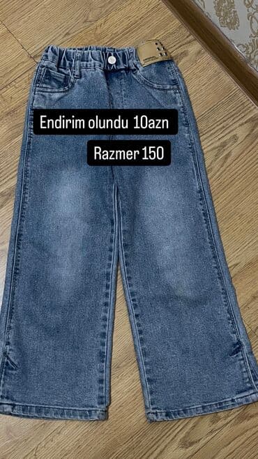 Qiz uşagı üçün cins şalvar 25azn alınıb 2defe geyinilib 10azn satılır lalafo.az -da Qiz uşagı üçün cins şalvar 25azn alınıb 2defe geyinilib 10azn satılır