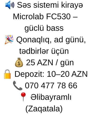 Brilliance: Səs sistemi kirayə – Microlab FC530 - Güclü basslı 2.1 səs sistemi lalafo.az -da — 1 Brilliance: Səs sistemi kirayə – Microlab FC530 - Güclü basslı 2.1 səs sistemi — 1