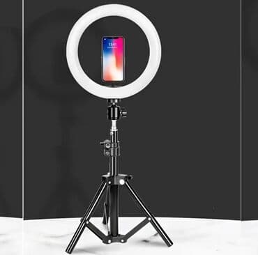 26 sm LED Ring Light + Tripod və Telefon Tutacağı - İşıq diametri lalafo.az -da 26 sm LED Ring Light + Tripod və Telefon Tutacağı - İşıq diametri