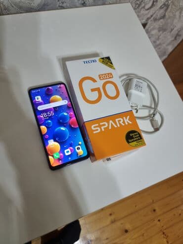 Tecno Spark Go 2024, 128 GB, rəng - Qara, Barmaq izi lalafo.az -da Tecno Spark Go 2024, 128 GB, rəng - Qara, Barmaq izi