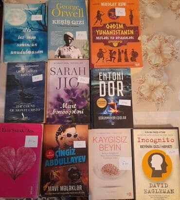 Satışda müxtəlif janrlarda 12 kitab toplusu. Hər kitabın üzərində lalafo.az -da Satışda müxtəlif janrlarda 12 kitab toplusu. Hər kitabın üzərində