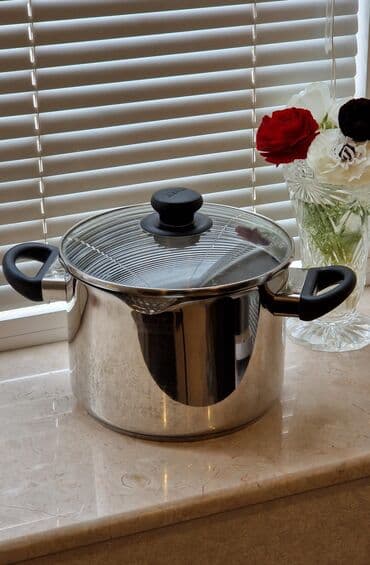 Qazan, rəng - Gümüşü, Paslanmayan polad, Fransa lalafo.az -da Qazan, rəng - Gümüşü, Paslanmayan polad, Fransa