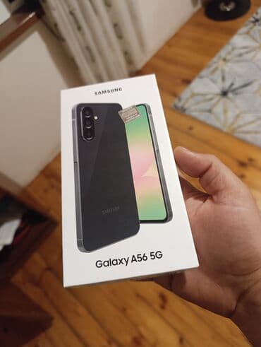 Samsung Galaxy A56, 256 GB, rəng - Qara, Sənədlərlə, Zəmanət, Sensor lalafo.az -da Samsung Galaxy A56, 256 GB, rəng - Qara, Sənədlərlə, Zəmanət, Sensor