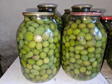 Ev üsulu duzlu yaşıl zeytun – şüşə bankalarda - Məhsul: bütöv yaşıl lalafo.az -da Ev üsulu duzlu yaşıl zeytun – şüşə bankalarda - Məhsul: bütöv yaşıl