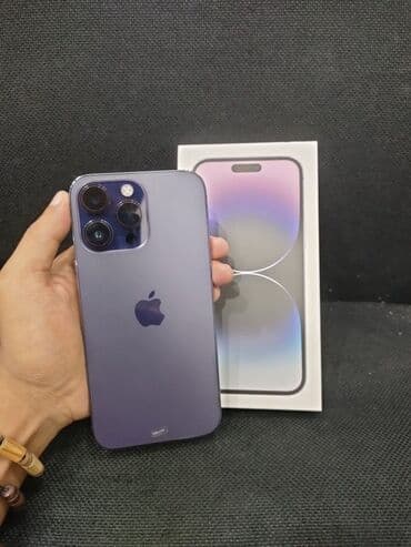 IPhone 14 Pro, Deep Purple, Face ID lalafo.az -da IPhone 14 Pro, Deep Purple, Face ID