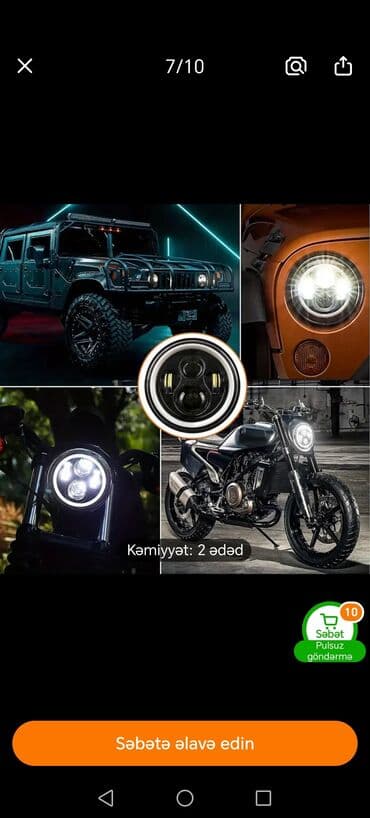 Komplekt, Yaxın və uzaq vuran işıqlar Jeep, Analoq, Çin, Yeni lalafo.az -da Komplekt, Yaxın və uzaq vuran işıqlar Jeep, Analoq, Çin, Yeni