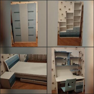 Oğlan üçün, İşlənmiş, Təknəfərlik çarpayı, Yazı masası, Dolab lalafo.az -da Oğlan üçün, İşlənmiş, Təknəfərlik çarpayı, Yazı masası, Dolab