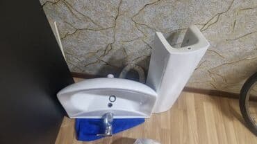 Крепежные изделия: Hamam üçün keramika lavabosu və piltəsi (ayaq dayağı) komplekti at lalafo.az — 4 Крепежные изделия: Hamam üçün keramika lavabosu və piltəsi (ayaq dayağı) komplekti — 4