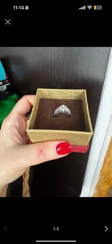 Toy, Üzük, Ağ qızıl, 750 Əyar, Brilyant lalafo.az -da Toy, Üzük, Ağ qızıl, 750 Əyar, Brilyant