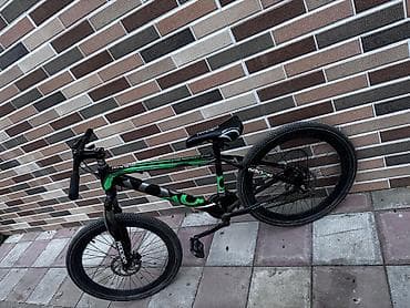 Şəhər və yüngül off-road üçün dağ velosipedi - Çərçivə: qara-yaşıl at lalafo.az — 4 Şəhər və yüngül off-road üçün dağ velosipedi - Çərçivə: qara-yaşıl — 4