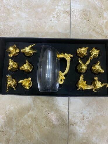 Rümkalar, rəng - Qızılı, 12 ədədli dəst lalafo.az -da Rümkalar, rəng - Qızılı, 12 ədədli dəst