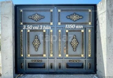 Həyət darvazaları: Yeni Dəmir Həyət darvazası, 3 m, Mexaniki, Qapı ilə, Kredit yoxdur, Ödənişli quraşdırma, Ödənişli çatdırılma, Rayonlara çatdırılma lalafo.az -da — 14 Həyət darvazaları: Yeni Dəmir Həyət darvazası, 3 m, Mexaniki, Qapı ilə, Kredit yoxdur, Ödənişli quraşdırma, Ödənişli çatdırılma, Rayonlara çatdırılma — 14