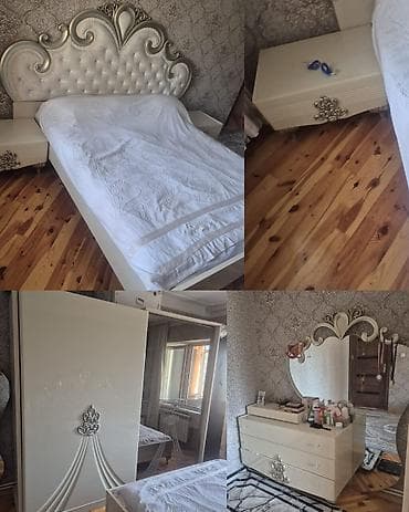 Двуспальная кровать, Б/у at lalafo.az Двуспальная кровать, Б/у