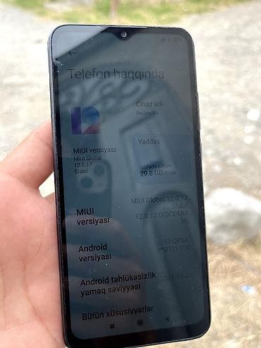 Redmi Note 9, 32 ГБ, цвет - Черный, Две SIM карты, Сенсорный at lalafo.az Redmi Note 9, 32 ГБ, цвет - Черный, Две SIM карты, Сенсорный
