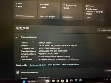 Dell Latitude, 14 ", Intel Core i7, 512 GB lalafo.az -da Dell Latitude, 14 ", Intel Core i7, 512 GB