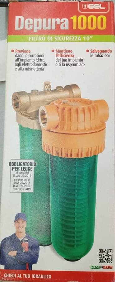 Su filtrləri: Filter "GEL DEPURA 1000"-İtaliya.! Filter "GEL DEPURA 1000" -İtaliya lalafo.az -da — 9 Su filtrləri: Filter "GEL DEPURA 1000"-İtaliya.! Filter "GEL DEPURA 1000" -İtaliya — 9