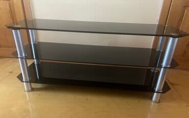 Lexus: Б/у, Прямой ТВ стенд, С полками, Стеклянный at lalafo.az — 2 Lexus: Б/у, Прямой ТВ стенд, С полками, Стеклянный — 2