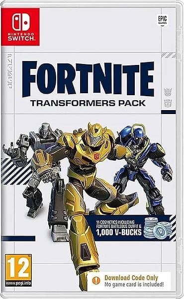 Məhsul: Nintendo Switch – Fortnite: Transformers Pack (Yükləmə Kodu) lalafo.az -da Məhsul: Nintendo Switch – Fortnite: Transformers Pack (Yükləmə Kodu)
