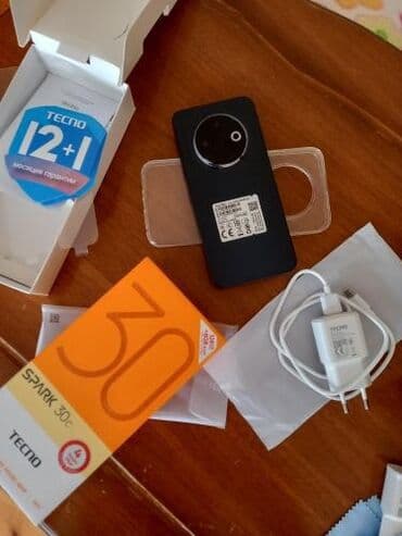Tecno Spark 30C, 128 GB, rəng - Qara, Face ID lalafo.az -da Tecno Spark 30C, 128 GB, rəng - Qara, Face ID