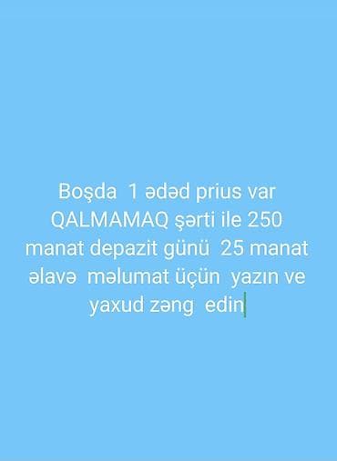 Günlük, Toyota, Qalmamaq şərti ilə lalafo.az -da Günlük, Toyota, Qalmamaq şərti ilə