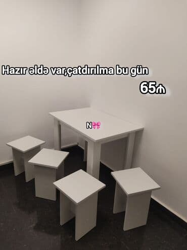 Satılır:*birbaşa istehsalçıdan masa dəsti* Qeyd: Bütün rənglər hazır lalafo.az -da Satılır:*birbaşa istehsalçıdan masa dəsti* Qeyd: Bütün rənglər hazır