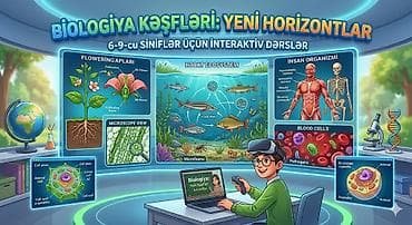 Yay yətilində 6-9 cu siniflərin onlayn şəkildə biologiya hazırlığı🦠🌿 lalafo.az -da Yay yətilində 6-9 cu siniflərin onlayn şəkildə biologiya hazırlığı🦠🌿