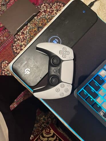 PlayStation 5 DualSense oyun pulti - Rəng: ağ-qara, orijinal PS5 lalafo.az -da PlayStation 5 DualSense oyun pulti - Rəng: ağ-qara, orijinal PS5