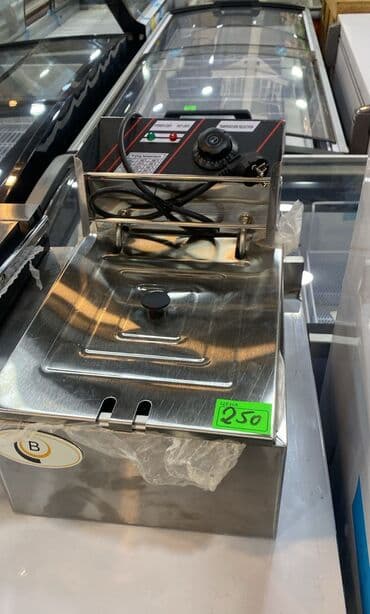 Paslanmayan poladdan elektrik fritürü - Tək bölməli, qapaqlı yağ qabı lalafo.az -da Paslanmayan poladdan elektrik fritürü - Tək bölməli, qapaqlı yağ qabı