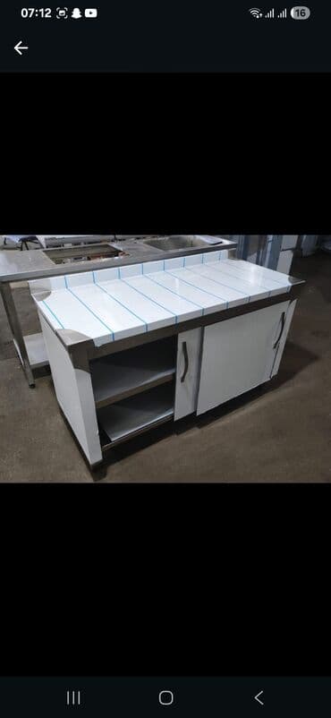 Paslanmayan poladdan (INOX) mətbəx iş masaları və dolablar - lalafo.az -da Paslanmayan poladdan (INOX) mətbəx iş masaları və dolablar -