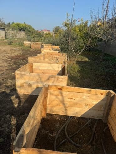 Рейки, доски: Məhsul: Taxta bağ qutuları / yüksəldilmiş əkim yataqları Təsvir: - at lalafo.az — 2 Рейки, доски: Məhsul: Taxta bağ qutuları / yüksəldilmiş əkim yataqları Təsvir: - — 2