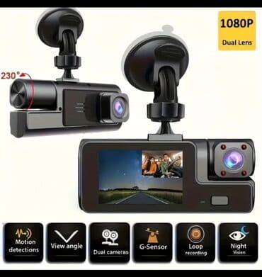 Avtomobil DVR Registrator – 1080P, İki Linzalı Xüsusiyyətlər: - 1080P lalafo.az -da Avtomobil DVR Registrator – 1080P, İki Linzalı Xüsusiyyətlər: - 1080P