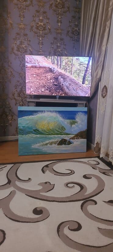 Dəniz mövzusunda yağlı boya tablo - Mövzu: Dalğanın sahilə lalafo.az -da Dəniz mövzusunda yağlı boya tablo - Mövzu: Dalğanın sahilə