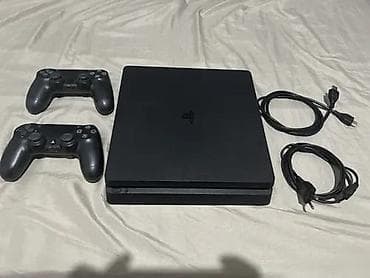 Playstation 4 slim. 2 ədəd tam işlək pult. bütün kabelləri. yaddaş lalafo.az -da Playstation 4 slim. 2 ədəd tam işlək pult. bütün kabelləri. yaddaş