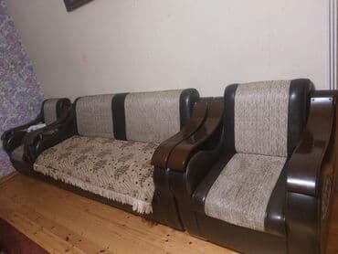 İşlənmiş, Divan, 2 kreslo lalafo.az -da İşlənmiş, Divan, 2 kreslo