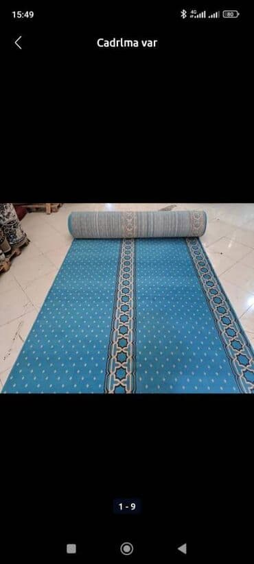 Məscid tipli xalça cərgəsi - Rəng: mavi tonlarda - Dizayn: orta və lalafo.az -da Məscid tipli xalça cərgəsi - Rəng: mavi tonlarda - Dizayn: orta və