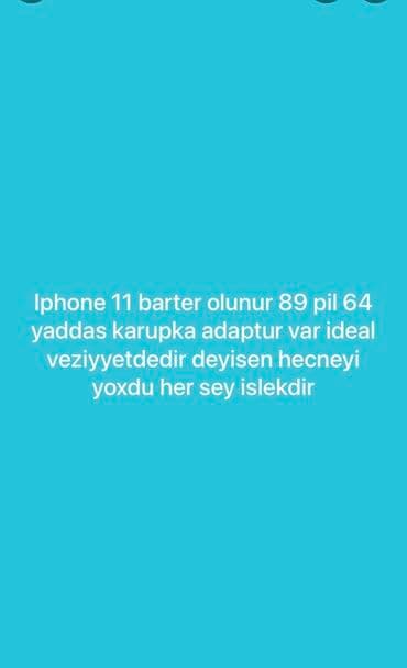 IPhone 11, 64 GB, Black Titanium, Face ID lalafo.az -da IPhone 11, 64 GB, Black Titanium, Face ID