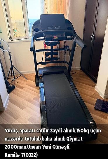 Yürüş aparatı (qaçış trenajoru) - Maksimum istifadəçi çəkisi: 150 kq lalafo.az -da Yürüş aparatı (qaçış trenajoru) - Maksimum istifadəçi çəkisi: 150 kq