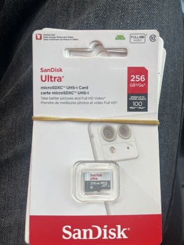 SanDisk Ultra microSDXC UHS-I yaddaş kartı – 256 GB - Tip: microSDXC lalafo.az -da SanDisk Ultra microSDXC UHS-I yaddaş kartı – 256 GB - Tip: microSDXC