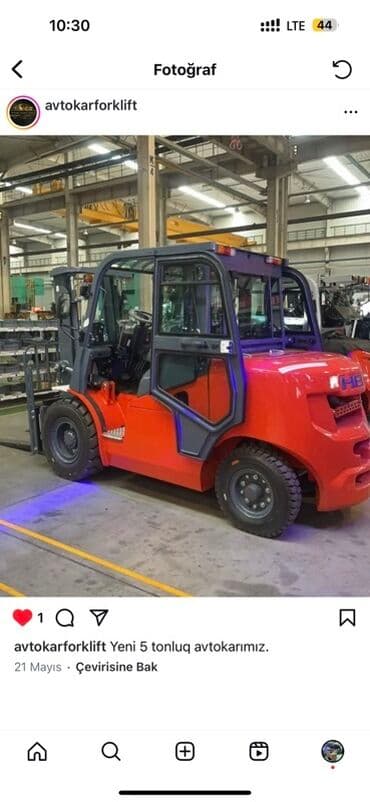 5 ton qaldırma qabiliyyətli yeni forklift - Tip: Daxili yanma lalafo.az -da 5 ton qaldırma qabiliyyətli yeni forklift - Tip: Daxili yanma