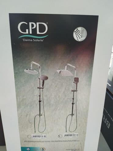Душевые насадки, лейки: GPD duş sistemi – “Daima Sizlərlə” - Marka: GPD - Komplekt: yuxarı at lalafo.az — 1 Душевые насадки, лейки: GPD duş sistemi – “Daima Sizlərlə” - Marka: GPD - Komplekt: yuxarı — 1