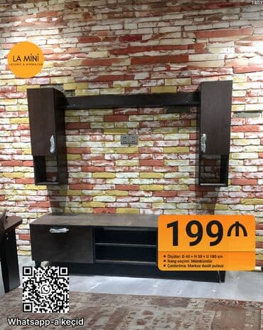 Düz TV altlığı, Polkalı, Laminat lalafo.az -da Düz TV altlığı, Polkalı, Laminat