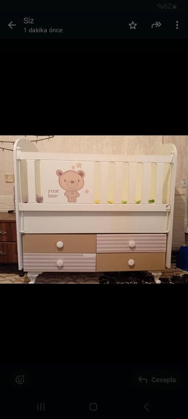 Oğlan və qız üçün, İşlənmiş, Dördbucaq, Beşik, Dəstsiz, Matras ilə, Yellənmə mexanizm ilə lalafo.az -da Oğlan və qız üçün, İşlənmiş, Dördbucaq, Beşik, Dəstsiz, Matras ilə, Yellənmə mexanizm ilə