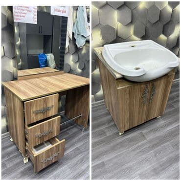 İşlənmiş, Saş kəsimi üçün masa, Güzgülü lalafo.az -da İşlənmiş, Saş kəsimi üçün masa, Güzgülü