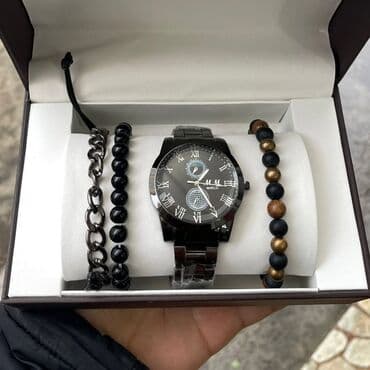 Saat dəsti, rəng - Qara lalafo.az -da Saat dəsti, rəng - Qara