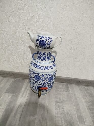 Elektrikli çaynik samovar dəsti istifadə edilməyib defekti yoxdur lalafo.az -da Elektrikli çaynik samovar dəsti istifadə edilməyib defekti yoxdur