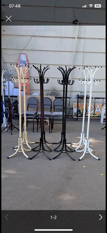 Metall asqılıq – yerüstü paltar askısı - Material: möhkəm metal boru lalafo.az -da Metall asqılıq – yerüstü paltar askısı - Material: möhkəm metal boru