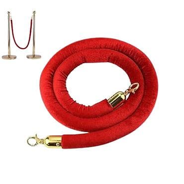 Ayırıcı Dirək üçün Kəndir, velvet, qırmızı, 150 sm Xüsusiyyətlər lalafo.az -da Ayırıcı Dirək üçün Kəndir, velvet, qırmızı, 150 sm Xüsusiyyətlər